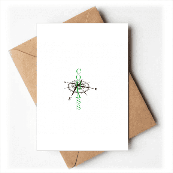 Compass Tool Navigation Direction Greeting Cards You are Invited Invitations
