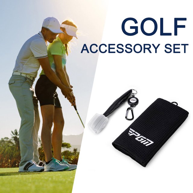 Juego de accesorios de golf Cepillo/Tenedor verde/Escriba/Bolígrafo/Toalla (juego de 2 piezas) DQrwqpou Para Estrenar