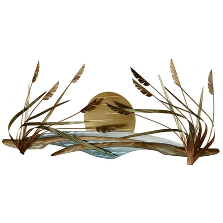 Coastal Breeze Wall Sculpture Multi Metallic