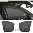 thumbnail image 1 of 2PCS Car Window Shades, Stretch Mesh Sunshade Cover Block UV Rays for Front Windows, Breathable Car Window Screen for Baby, Heat, Bugs & Privacy Protection for SUVs Camping (Front Windows/SUV), 1 of 6