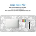 thumbnail image 6 of Kawaii Cats White Gaming Mouse Pad XXL Kittens Japanese Extended Big Large Desk Mat Non-Slip Rubber Base Stitched Edge Long Keyboard Mousepad for PC Computer Laptop,35.4×15.7 Inches, 6 of 6
