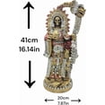 thumbnail image 3 of MORIN Imágenes |Santa Muerte Azteca| 41CM |(Rojo), 3 of 5