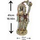 thumbnail image 3 of MORIN Imágenes |Santa Muerte Azteca| 41CM |(Rojo), 3 of 5