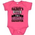 thumbnail image 3 of Inktastic Im Not Just Daddys Little Im a Truckers Daughter Girls Baby Bodysuit, 3 of 5