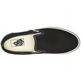 thumbnail image 2 of Vans Unisex Classic Slip on Canvas Shoes - Black /White - 5 Women/3.5 Men, 2 of 5
