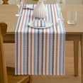 thumbnail image 2 of Fennco Styles Stitched Checkerd Cotton Table Runner 16 x 72 Inch, 2 of 5