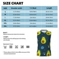 thumbnail image 6 of Haiem Men's Avocado in Space Print Tank Tops Summer Sleeveless Cut Off Workout T-Shirts Fitness Vest Athletic Undershirts-Large, 6 of 8
