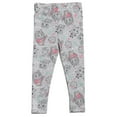 thumbnail image 4 of Gabby's Dollhouse Pandy Paws Cakey Cat MerCat Little Girls Pullover Fleece Sweatshirt & Leggings Outfit Grey / Pink 6, 4 of 5