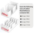 thumbnail image 6 of Lid organizer Compatible with Rubbermaid Brilliance series containers, Stackable Lid Holder Rack, Plastic lid storage solution to save kitchen cabinet space (300ml lid storage rack), 6 of 6
