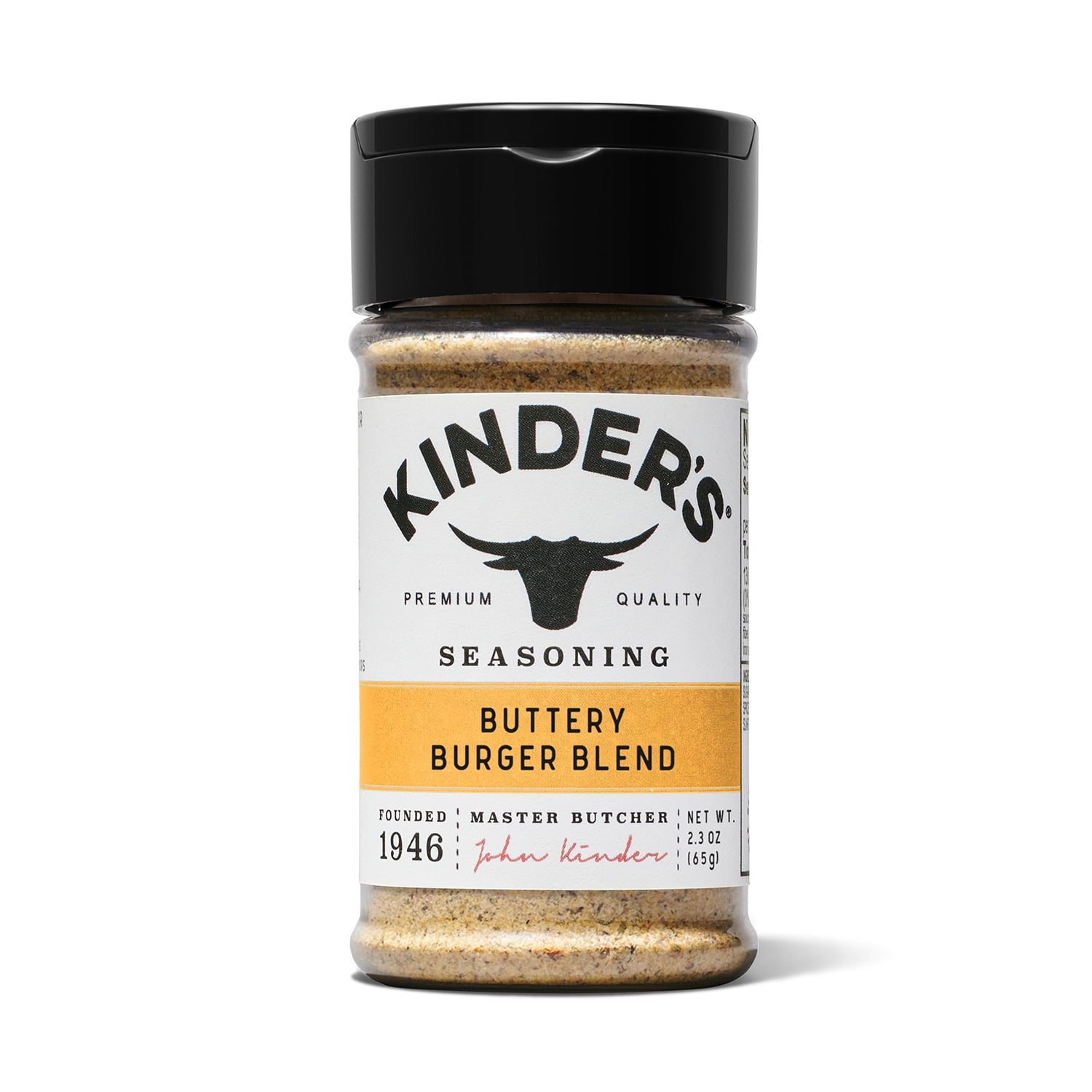 (8 pack) Kinder's Buttery Burger Blend Seasoning, 2.1 oz Small Bottle