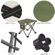 thumbnail image 4 of Opliy Taburete de Camping, Silla Plegable Samll, Taburete de Campamento portátil para Acampar, Pesca, Senderismo, jardinería y Playa, Asiento de Camping con Bolsa de Transporte (Verde, L 13.5"), 4 of 5