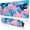 Colorful Clouds, variant on Pink Cloud Large Gaming Mouse Pad with Anti-Slip Base for Keyboard and Mouse, Kawaii Colorful Clouds Extended XL Mousepad for Girl, Cute Desk Mat with Stitched Edges for Desk, 31.5 x 11.8 in