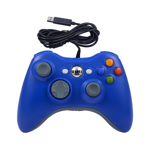 Control VIMI Para Xbox 360 Y PC Windows Gamepad Alámbrico azul