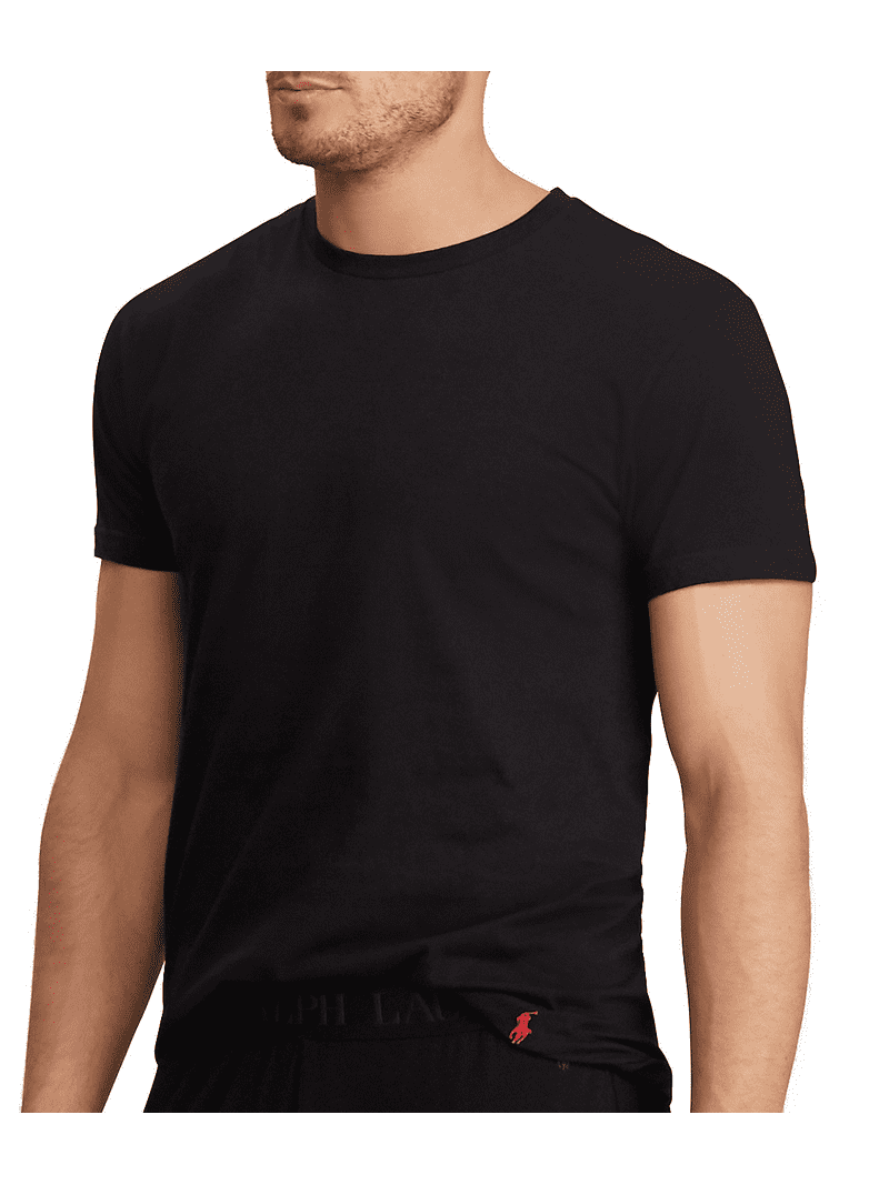 【関税&送料込】Polo Ralph Lauren Black Cotton Classic-Fit T Polo Ralph Lauren Mens Performance T-Shirt (2XL, Polo Black
