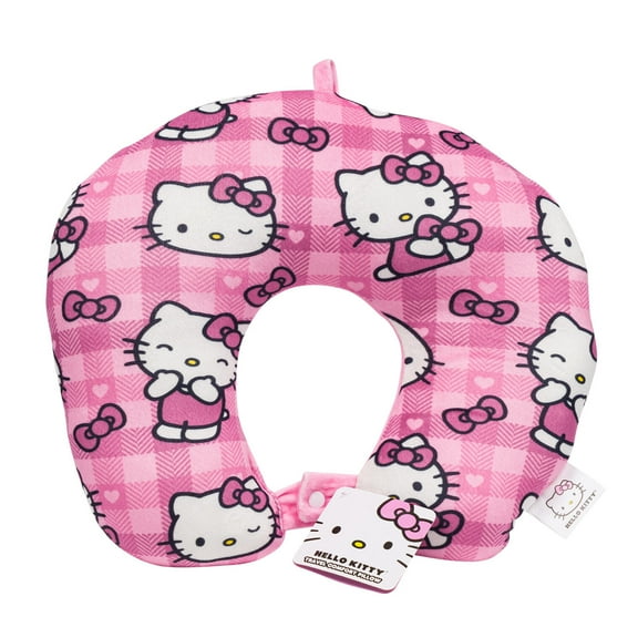 Hello Kitty Neck Pillow 13" – Soft Travel Pillow for Kids & Toddler Comfort