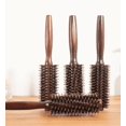 thumbnail image 5 of Jinsinto 1 Pce Peigne Rond Brosse à Cheveux Brosse à Friser Rouleau Outil de Coiffure DIY avec Manche en Bois, 5 of 5