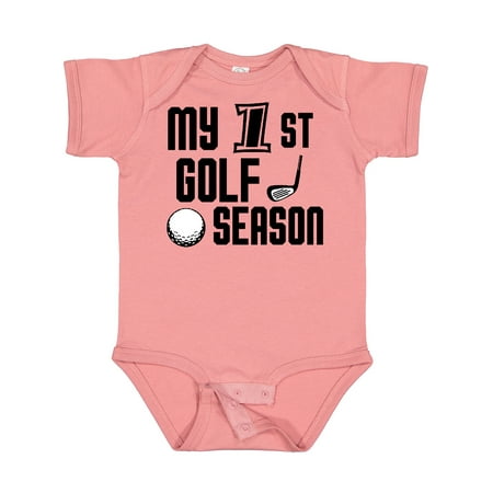 

Inktastic My 1st Golf Season Gift Baby Boy Bodysuit