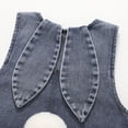 thumbnail image 7 of UAYOTSE Baby Easter Outfit Denim Overall Pants for Toddler Boy Girl Ear Romper Bibs with Tail Jeans Jumpsuit,Sizes 18-24 Months, 7 of 7