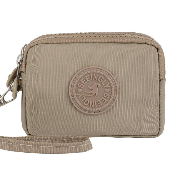 Monedero de regalo, sencillo, impermeable, con cremallera de nailon, para llaves