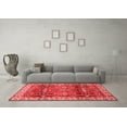 thumbnail image 3 of Ahgly Company Indoor Square Geometric Red Traditional Area Rugs, 6' Square, 3 of 4