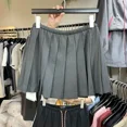thumbnail image 3 of Minivestido adelgazante de cintura alta para mujer, estilo preppy, falda plisada con cordón, otoño de 2024, falda Jk reductora de edad, 3 of 4