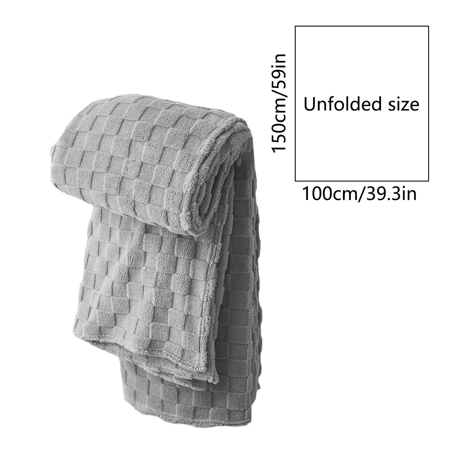 Fridja Gray Cotton Throw Blanket for Couch Room Decor Soft Cozy Blankets for Women Lightweight Machine Washable Thermal Bed Blanket Suitable for All Seasons 59 x39.3 Walmart