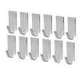 thumbnail image 1 of 12 ganchos adhesivos de acero inoxidable para toallas, toalleros de pared para cocina y baño., 1 of 8