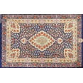 thumbnail image 1 of Ahgly Company Indoor Rectangle Traditional Brown Medallion Area Rugs, Swatch Sample, 1 of 6