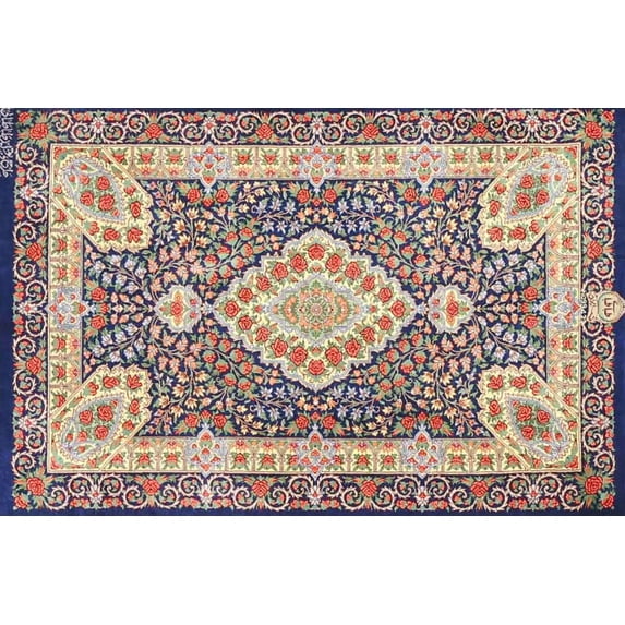 Ahgly Company Indoor Rectangle Traditional Brown Medallion Area Rugs, Swatch Sample