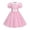Pink_003, variant on Bmisegm Girls Dress Summer Casual Short Sleeve Print Collar Soft Playwear Toddlers Kids Polka Toddler Girl Dress