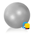 thumbnail image 1 of Pelota de yoga/FitBall/Pelota Tipo Bobath-Ideal Para Ejercicios de Fisioterapia Antiestallidos Color Gris Plata 65CM Diametro, 1 of 4