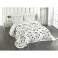 thumbnail image 3 of Ambesonne Unicorn Quilted Bedspread Set 3 Pcs, Colorful Mythical Horse, King Size, Multicolor, 3 of 5
