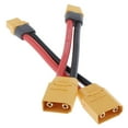 thumbnail image 4 of 2 Pack RC Car Model Battery XT60 Female XT90 Male 10AWG Silicone Cable Parts 100MM, 4 of 8