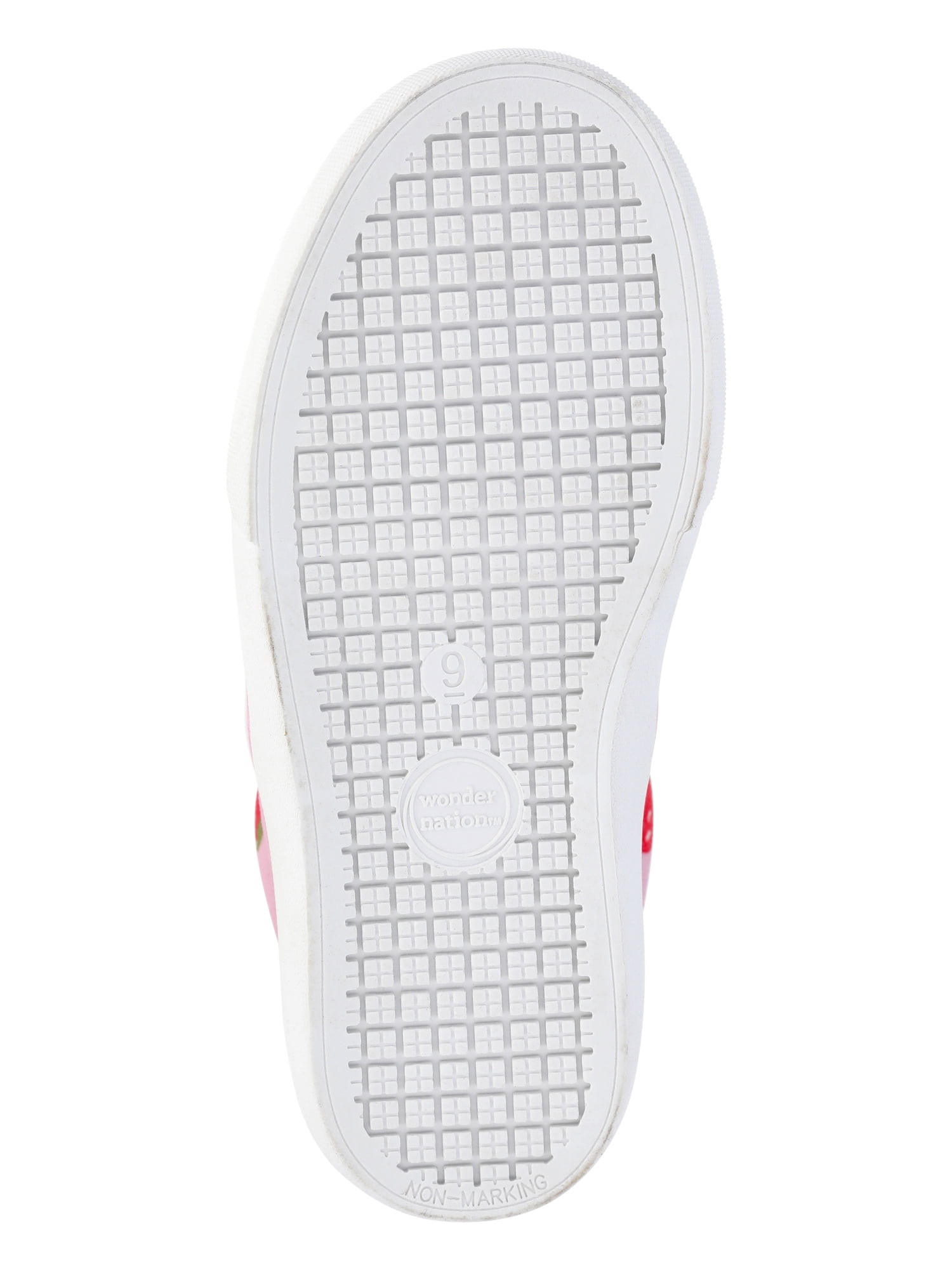Wonder Nation Little and Big Girls Casual Slip On Sneakers