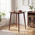 thumbnail image 1 of Costway 36 Inch Solid Rubber Wood Farmhouse Kitchen Table with Sturdy Pedestal Base, 1 of 10