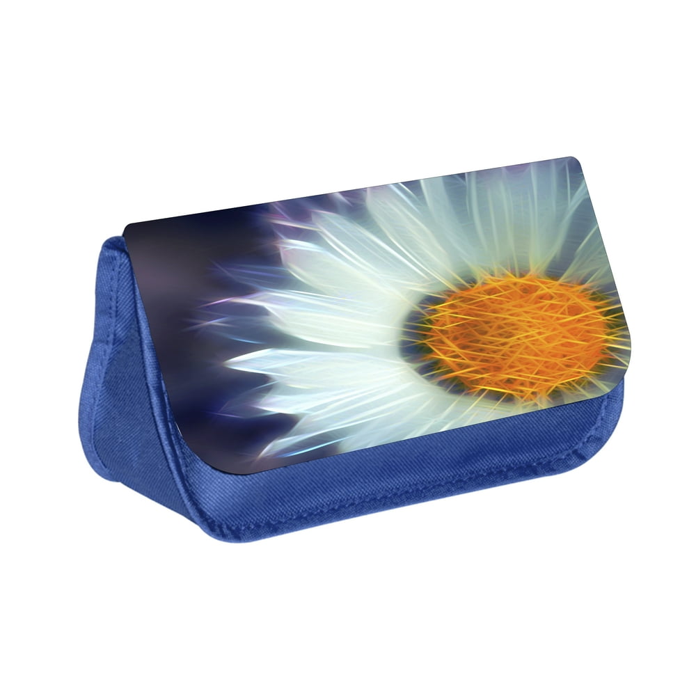 Daisy - Blue Girls Blue Pencil Case - Pencil Bag - with 2 Zippered ...