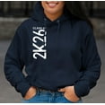 thumbnail image 2 of ThisWear Senior 2026 Class of 2026 2K26 Graduation Premium Hoodie Sweatshirt 2XL Navy, 2 of 5