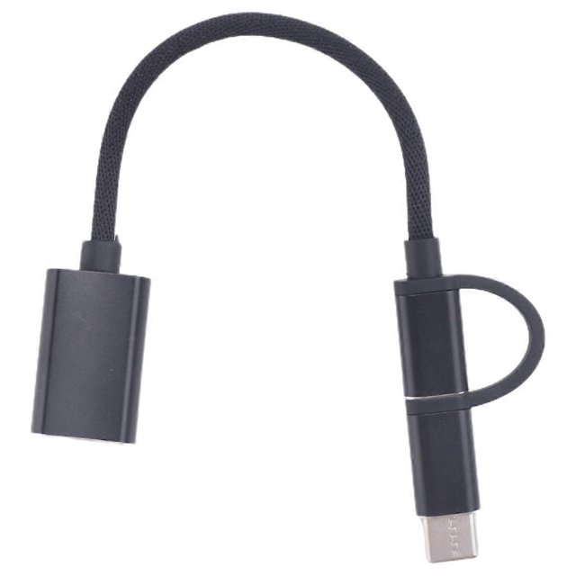 2 in 1 USB 3.0 OTG Adapter Cable Type-C Micro-USB to USB 3.0 Interface Converter For Cellphone Charg