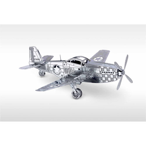 Metal Earth 3D Laser Cut Model, P-51 Mustang - Walmart.com - Walmart.com