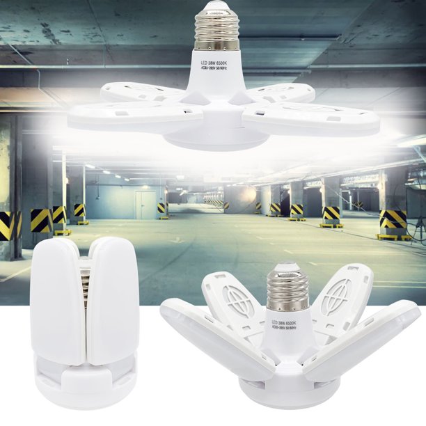 4Pack LED Garage Lights, Anself 38W 6000LM 6500K LED Garage Ceiling