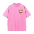 thumbnail image 4 of PNTUTB Valentine's Day Men's Fashion Printed Vintage-inspired Casual Round Neck Loose Short Sleeve T-shirt, 4 of 6