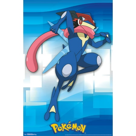 trends international pokémon ash greninja wall poster 22 375 x 34