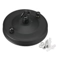 thumbnail image 4 of Ceiling Rose Hook Plate Ceiling Rose with Hook Chandelier Part Heavy Duty Lamp Base Hook Pendant Lamp Roof Sucking Disk Ceiling Hook Plate black, 4 of 7
