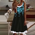 thumbnail image 2 of IROINNID Women's Sleeveless Sundress Fashion Casual Fake Two-Piece Ladies Vest Tank Dress Round Neckline Short Women Dress, 2 of 8