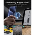 thumbnail image 4 of ESR Magnetic Car Mount Compatible with iPhone 17e/Air/17-12, S26/S25 & Pixel 10, Tesla Touchscreen & Dashboard/Air Vent Holder with 2 Metal Rings, Charging Not Supported, 4 of 8