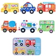 thumbnail image 1 of Juguetes para niños Caja 6 en 1 Rompecabezas Juguetes de madera Animales de dibujos animados Rompecabezas Niños Juguete Educativo kenally WJ3996-02B, 1 of 7