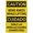 Warning Sign 3, variant on Caution Be Safe Lock It Out Sign, 8"x12" Aluminum Tin Wall Decor, Safety Sign for Home Kitchen