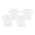 thumbnail image 1 of Remera HUGGIES Paquete de 4 Básicas de Algodón Blanco Brillante, 1 of 3
