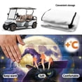 thumbnail image 6 of XYZCANDO Halloween Black Cat Golf Cart Seat Cover | 4 Pockets Terry Cloth | Universal Fit 2-Seat Golf Cart, 6 of 8