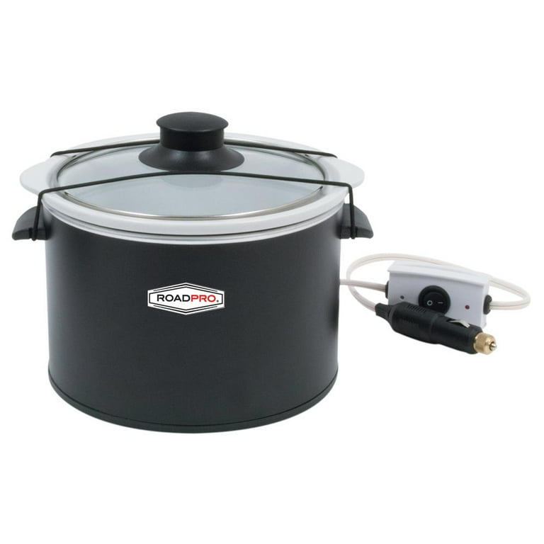 RoadPro 12-Volt 1.5 Qt. Slow Cooker Black RoadPro 12-Volt 1.5 Qt. Slow Cooker Black